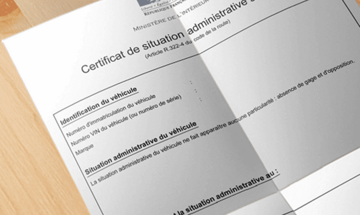 Comment obtenir un certificat de non gage ?