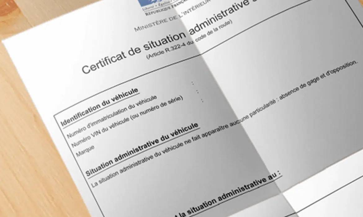 Comment obtenir un certificat de non gage ?