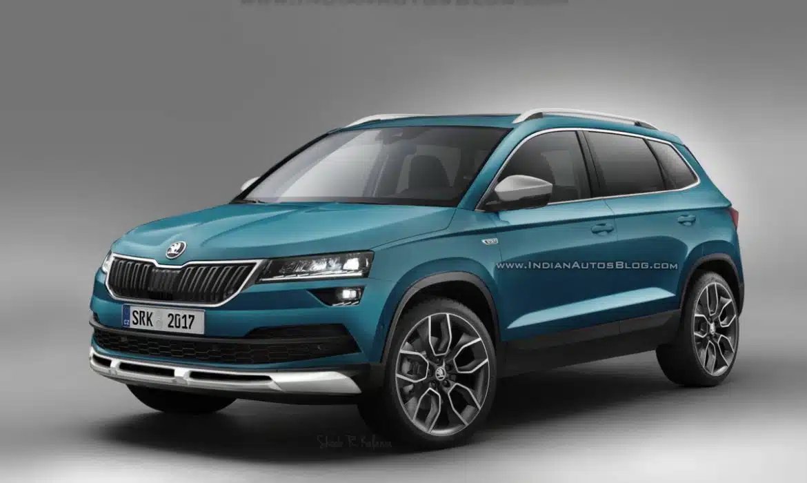 Un SUV Skoda en cours de conception