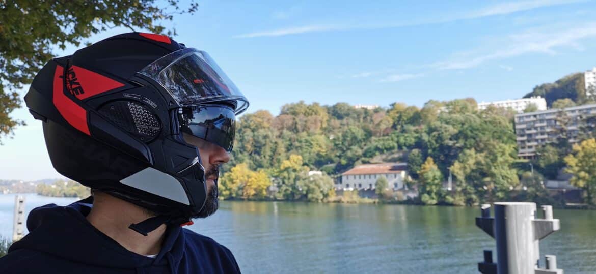 Casque Evo-GT Tekline Shark une révolution en confort et technologie pour les motards