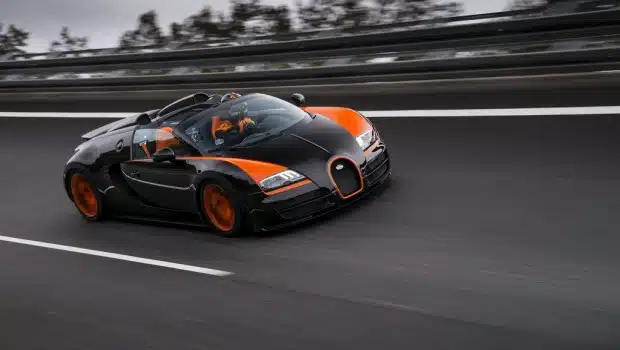 Record de vitesse pour le Bugatti Veyron
