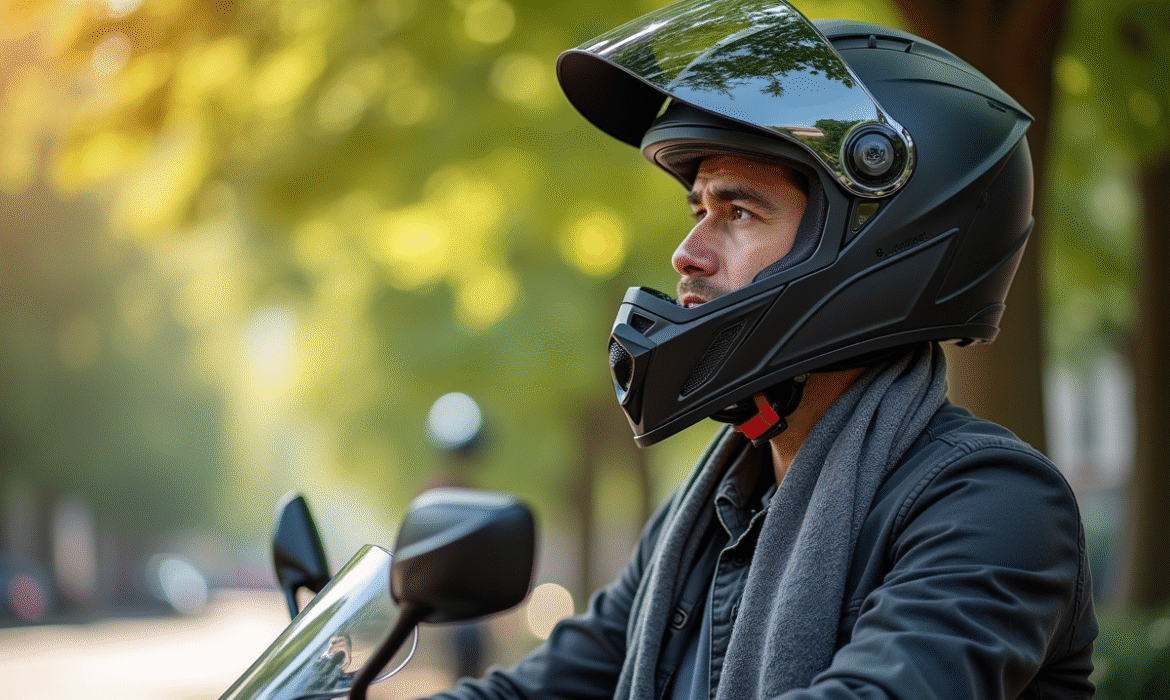 Casque moto : comment garder la tête au frais en été ?