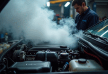 Ma voiture fume blanc et sent mauvais : quelles sont les réparations à prévoir ?