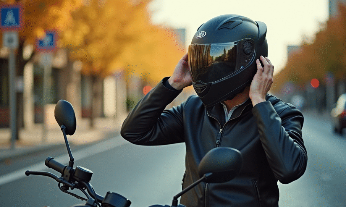Casque de moto : bien ajuster pour éviter les mouvements sur la tête