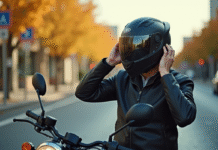 Casque de moto : bien ajuster pour éviter les mouvements sur la tête