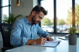 Déclaration d'achat d'un véhicule pour professionnels de l'automobile