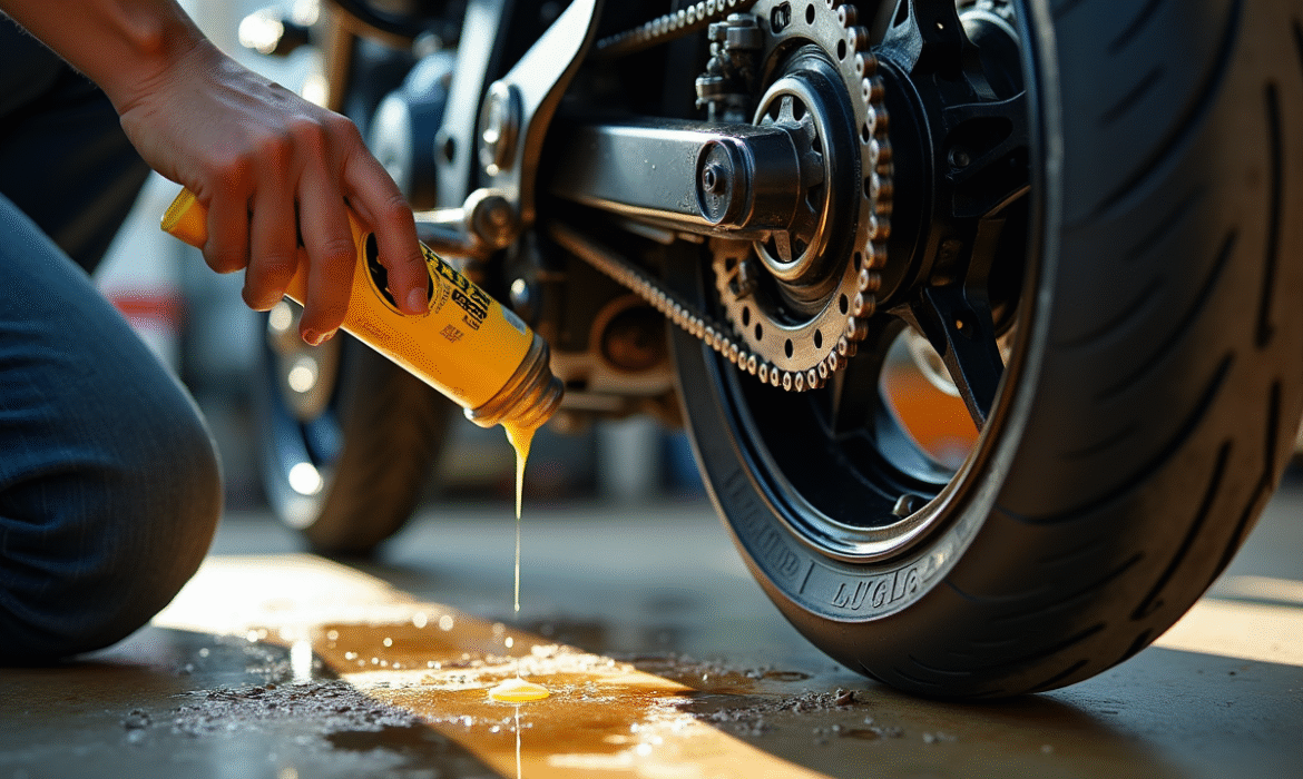 Les écueils à éviter lors de l’application de la graisse pour chaîne de moto