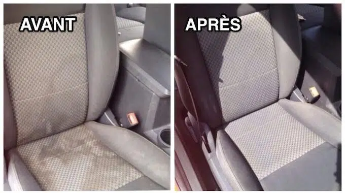 Comment enlever des auréoles sur un siège de voiture ?