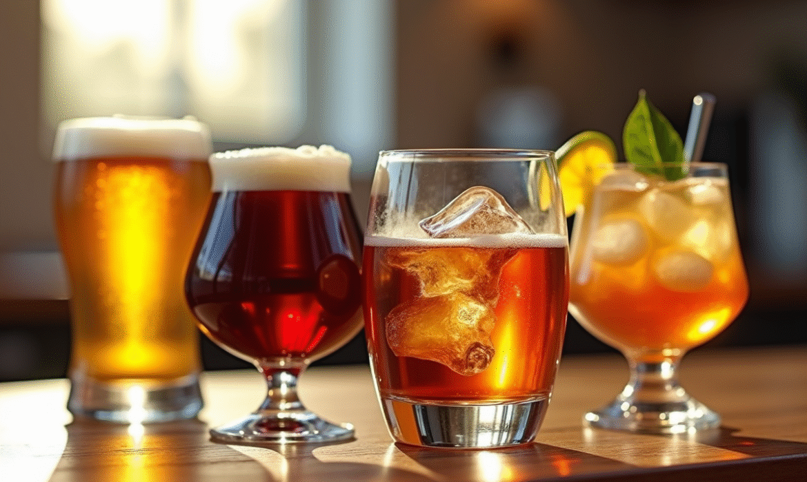 Infographie : les équivalences entre différentes boissons alcoolisées et la bière