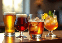 Infographie : les équivalences entre différentes boissons alcoolisées et la bière